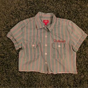 New Dickies Cropped Collared Shirt